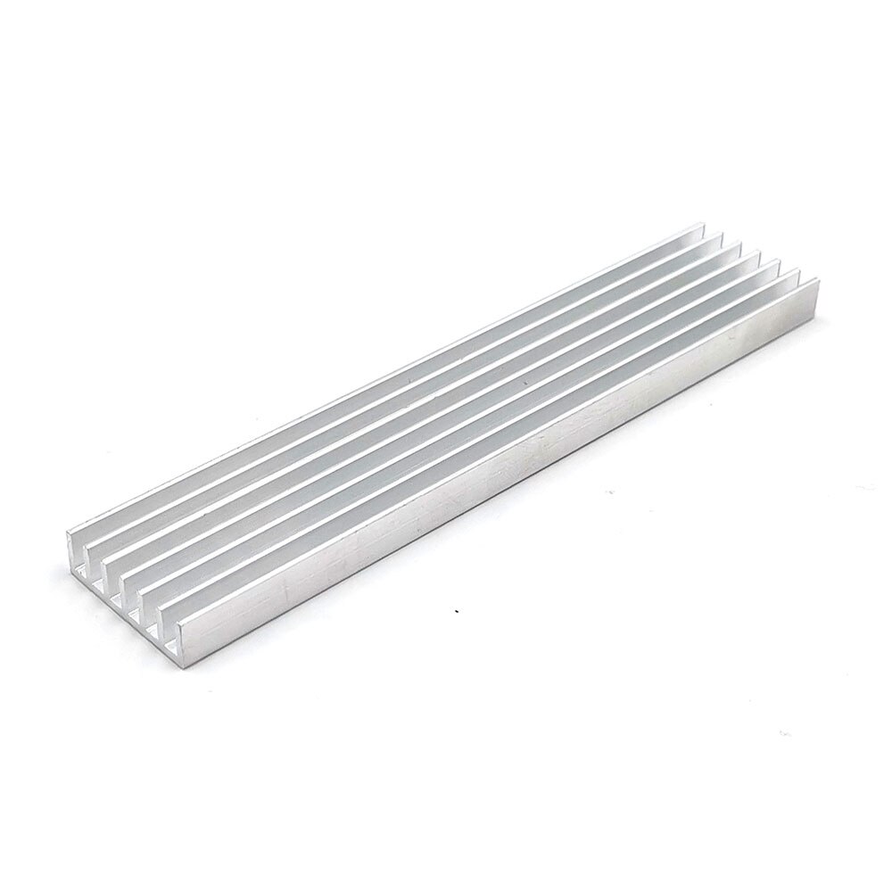 Disipador de calor para barra de luz LED COB, placa de aluminio de 100x20x6mm, radiador de 100mm y 10CM, disipador de calor,