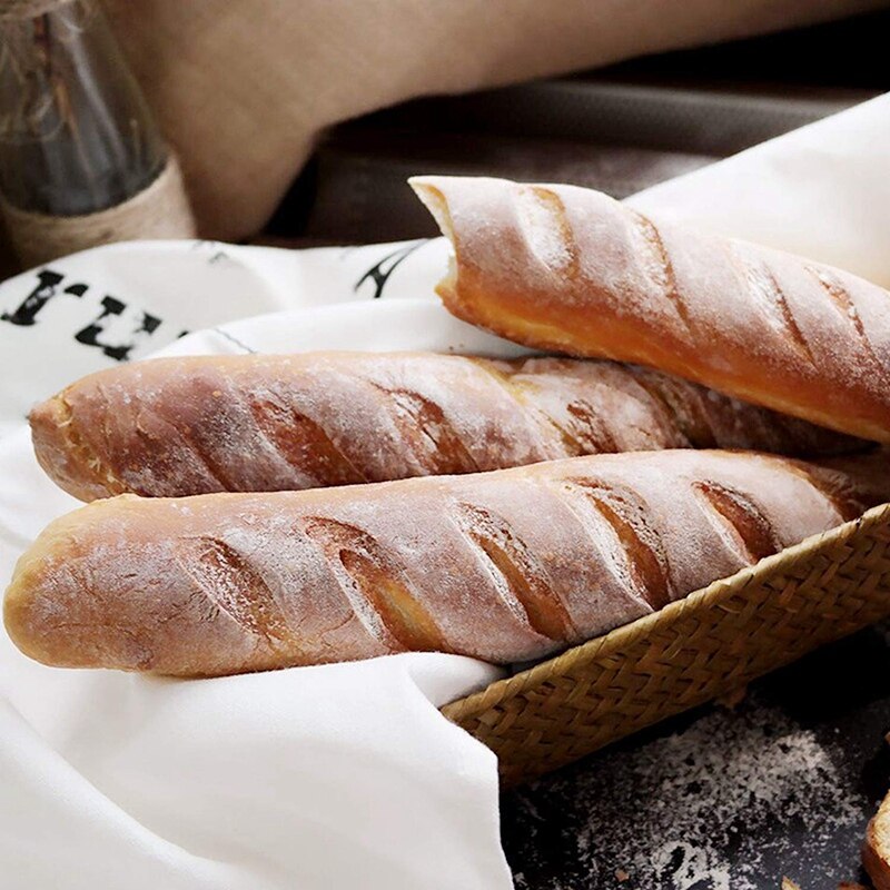 3-Slot Non-Stick Golden Baguette Baking Tray Loaf Mould French Bread Pan Bake Tools