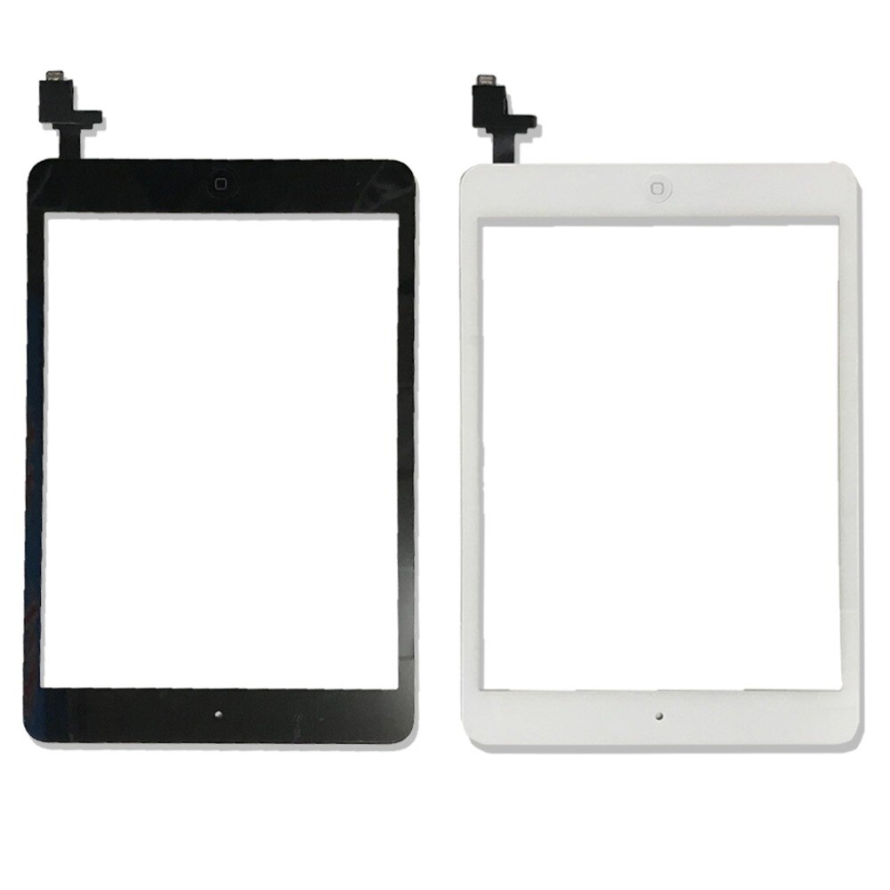 For iPad Mini A1432 A1454 A1455 Mini 2 A1489 A1490 A149 Digitizer touch screen glass sensor Panel with ic + home button