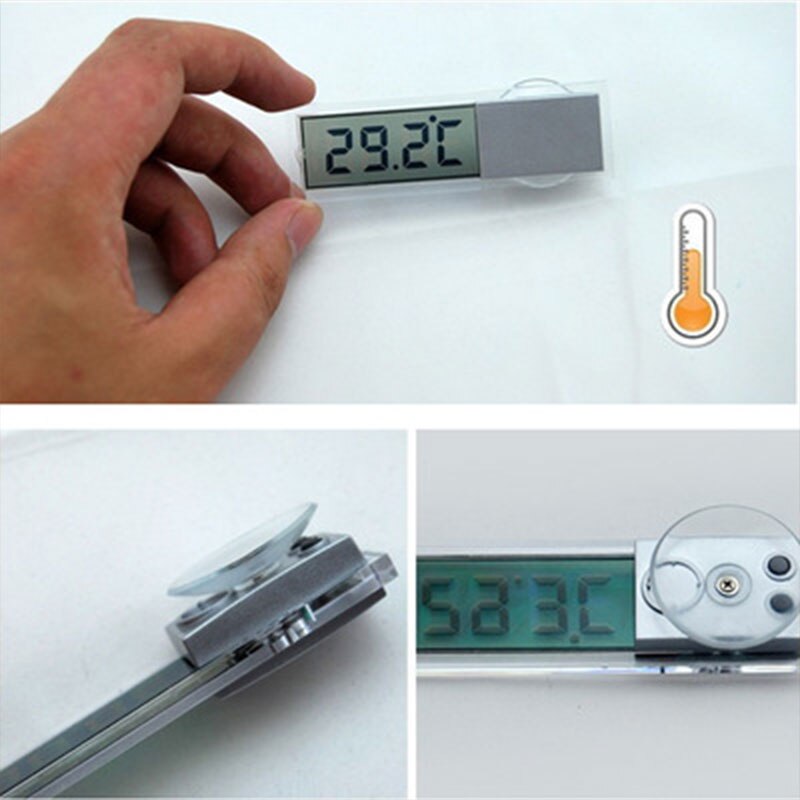 Auto lcd digitale thermometer voor opel astra j corsa d zafira c mokka insignia cascada karl adam meriva