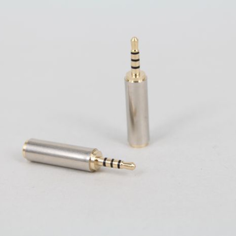 1pc Gold 2,5mm Stecker auf 3,5mm Stereo Audio Adapter Stecker Konverter Kopfhörer Jack Für Nokia Kopfhörer adapter