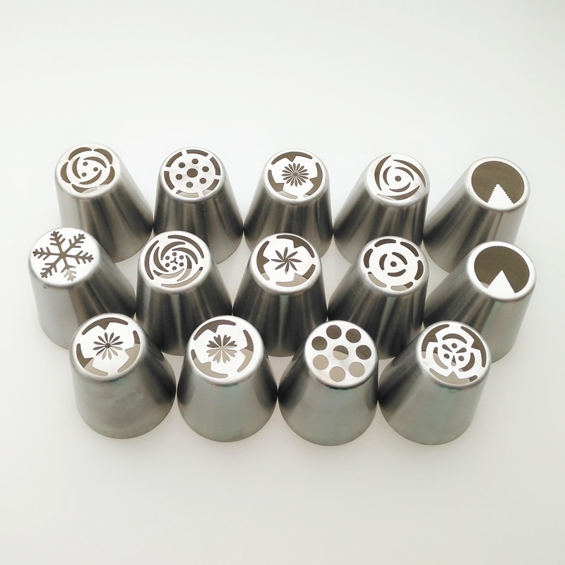 Shenhong 77 stuks icing piping tips set 1 stuks siliconen zakje 3 russische tulp spuitmondjes cupcake taartdecoratie diy dessert