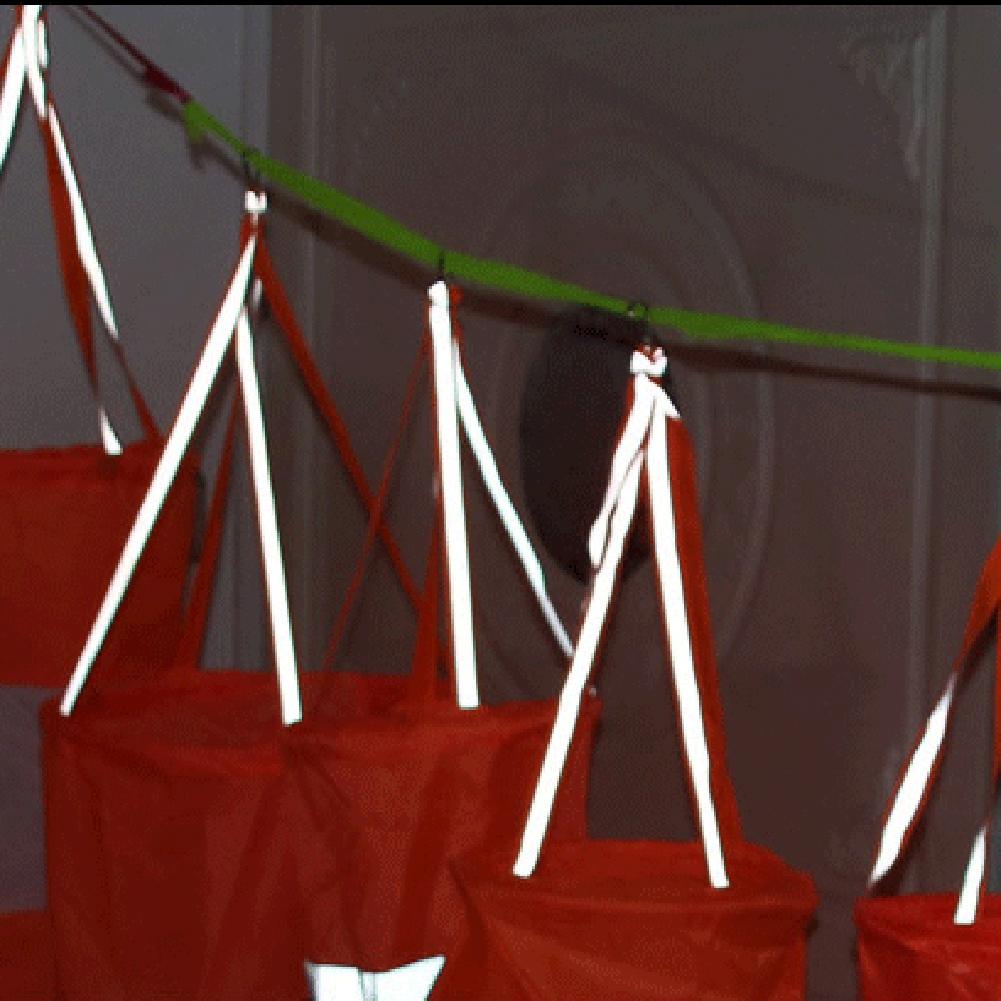 Wit En Rood Fluoerscence Waterdichte Wind Sok Wind Mouw Waterdichte Windvaan Windbag Schaal Luchthaven Windzak