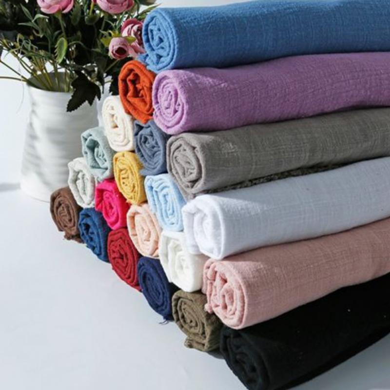 130X100 Cm Zachte Linnen Katoen Biologisch Materiaal Pure Natuurlijke Vlas Cambric Eco Diy Kleding Patchwork Stof
