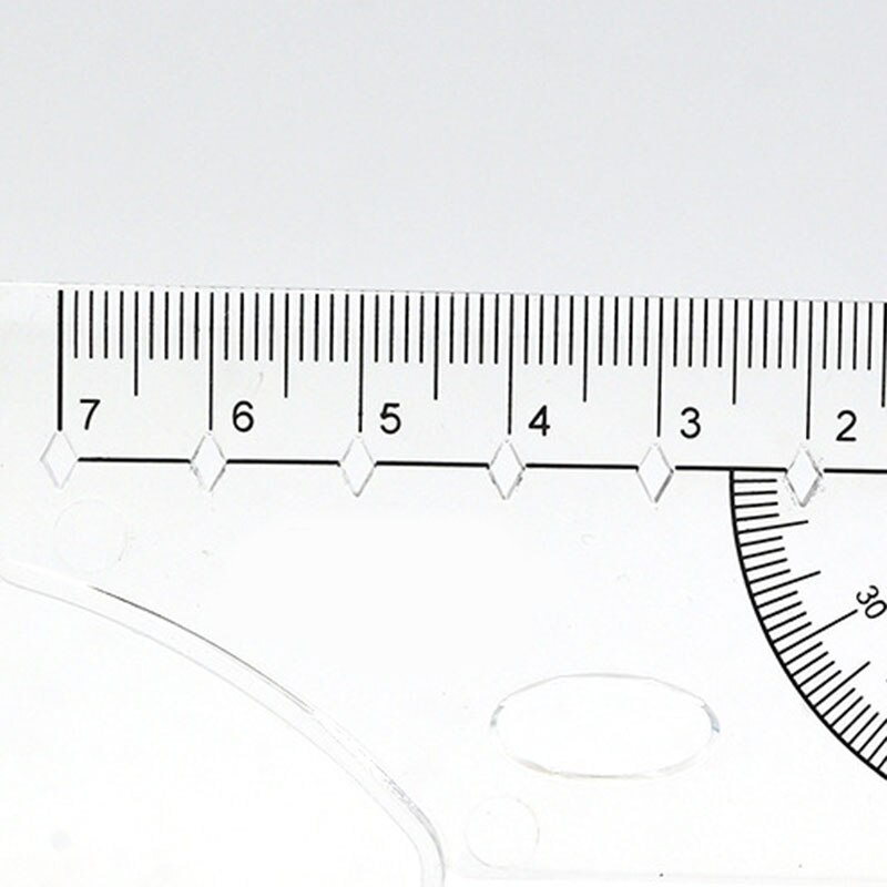 Multifunctional Drawing Ruler Portable Universal Parallel Ruler Practical Measuring Tool for School Office NIN668