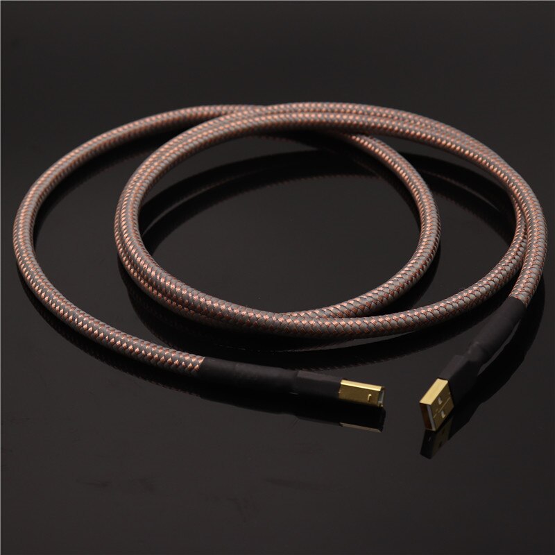 Accuphase USB Hifi Audio Cable Sound Card DAC Decoder USB2.0 Data Cable a Flat Port B Square Port