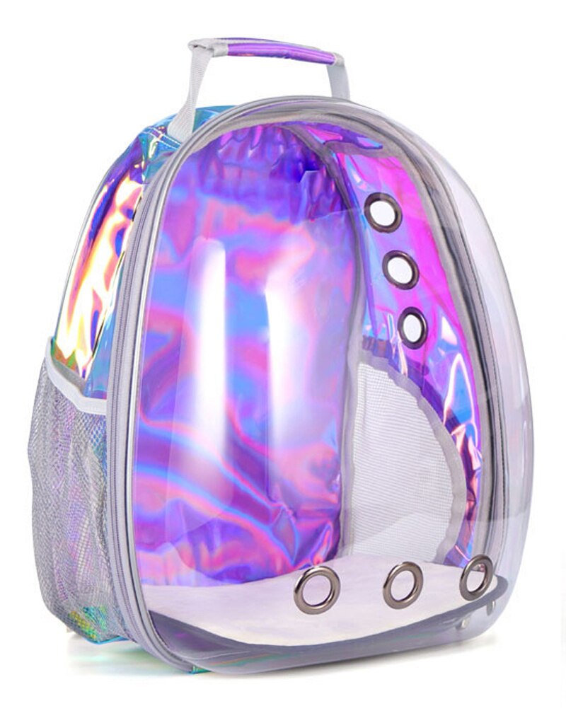 Kat Draagtas Ruimte Huisdier Rugzak Ademend Draagbare Kat Zak Outdoor Reizen Huisdier Rugzak Kat Transport Bag Dubbele Schouder: color4