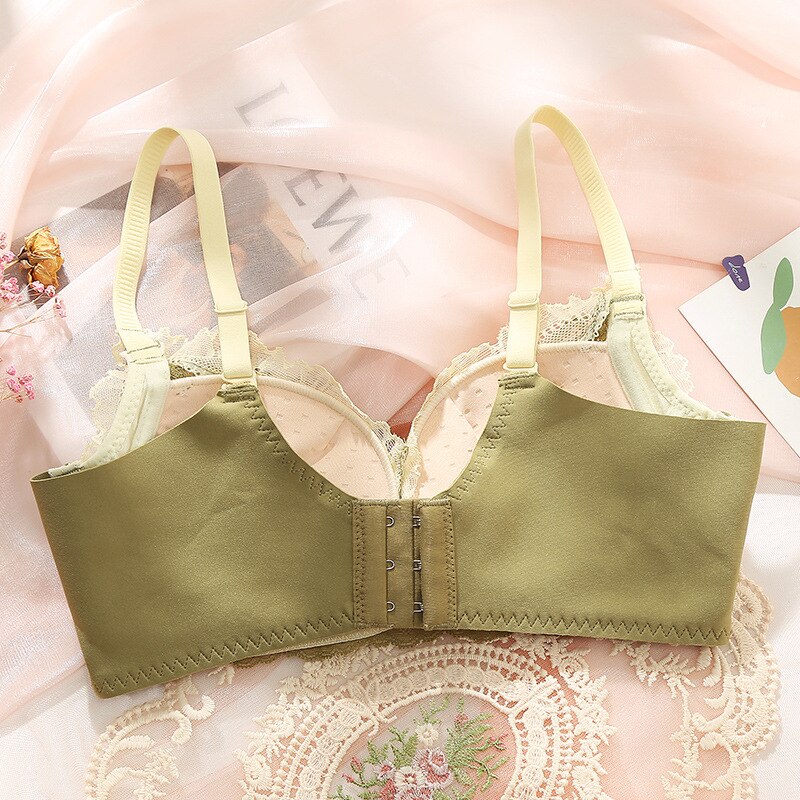 Soutien-gorge léger pour filles, tasse légère, ne vide pas, sous-vêtements à lait, sans jantes, 165 # ~