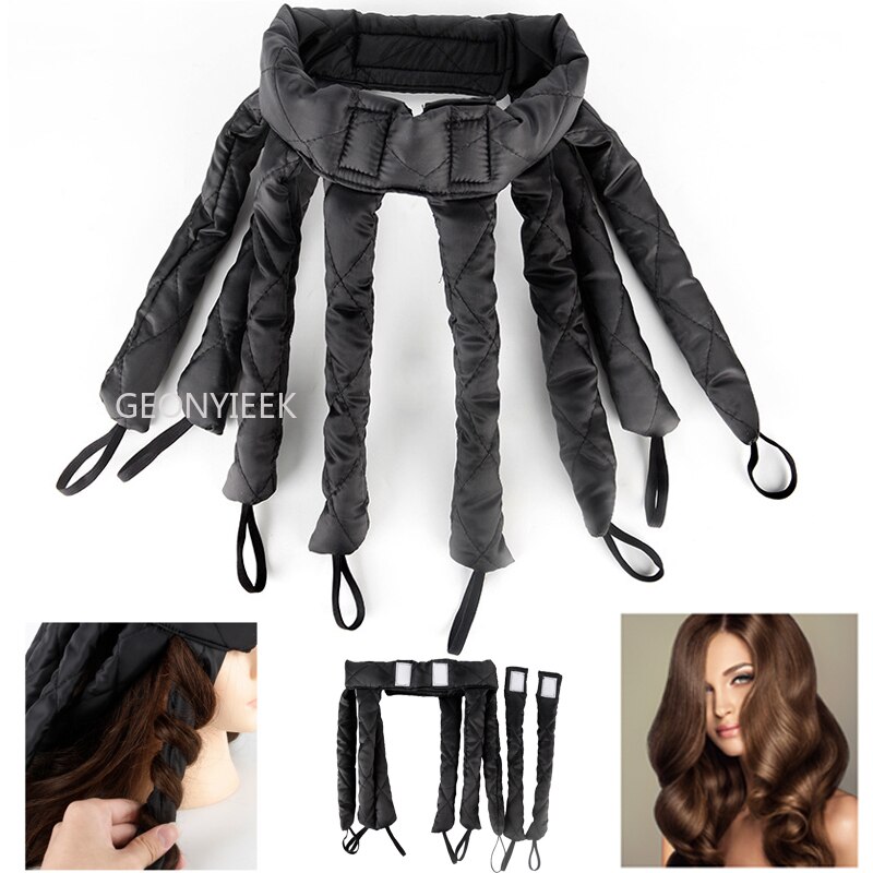 Bigoudi pieuvre pour cheveux, bande de cheveux, pas de chaleur, éponge de sommeil, fer à friser, boucles sans chaleur, produits de beauté, accessoires