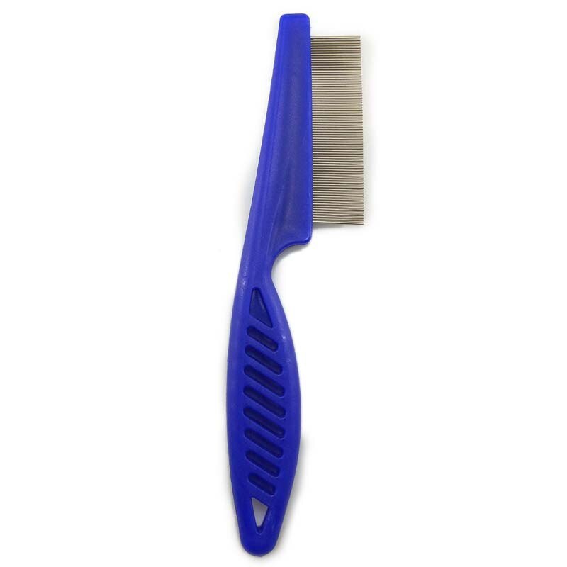 Deworming Brush Short Long Hair For Remove Protect Flea Comb For Cats Dogs Pet Stainless Steel Comfort Flea Hair Grooming Tools: blue