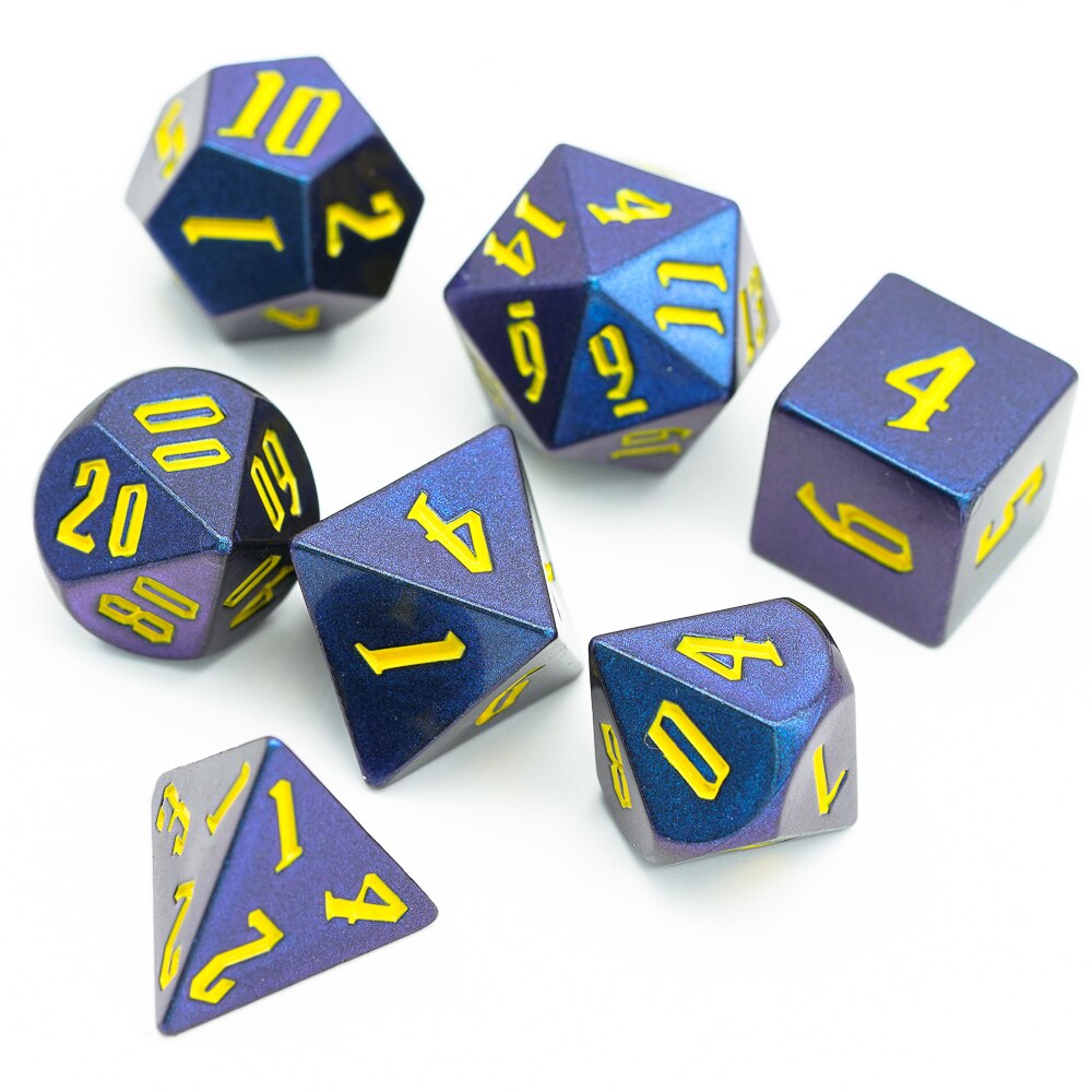 7 Stks/set Semihandmade Dnd Dobbelstenen D & D Dobbelstenen D4 D6 D8 D10 D % D12 D20 Polyhedral Games Dobbelstenen set Voor Tafel Games Mtg Rpg