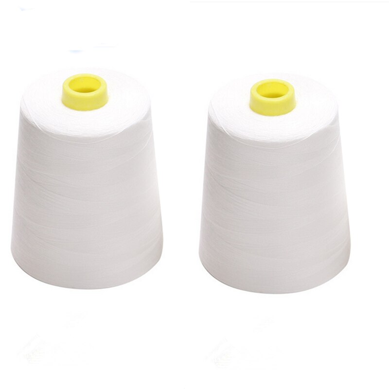 1Pcs 8000 Yards Polyester Thread Sewing Color Optional: white 1pcs