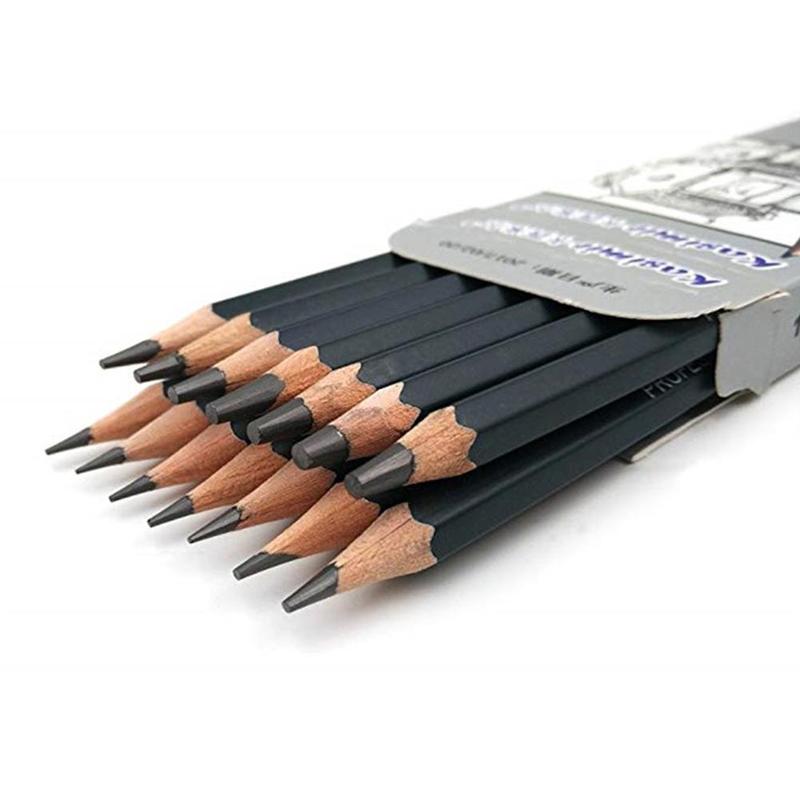 14pcs/set Sketch Set Drawing Tools For Beginners Supplies Graphite Art Charcoal Pencil For Writing Professiona G9A0