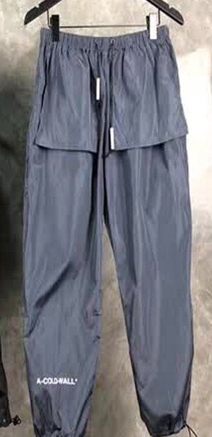 A-COLD WALL Pants High Street Two-layer pocket A-COLD-WALL* Trousers Men Women ACW Jogger Pants Inside Tag: XL / 2