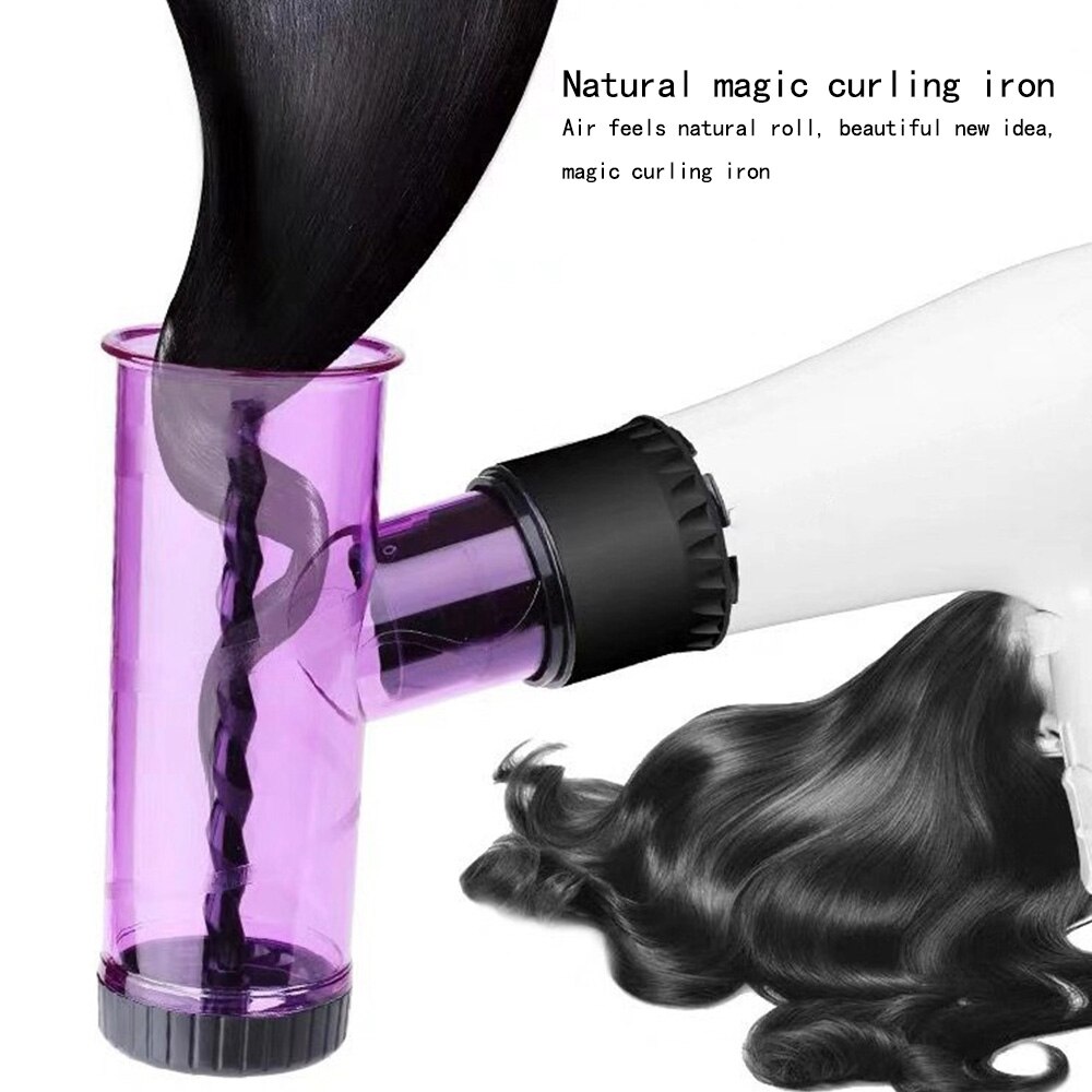 Rizador de pelo rizado con cubierta para secador de pelo, difusor de secador de pelo, herramientas de estilismo de salón de peluquería, rizador de pelo, utensilios para el baño