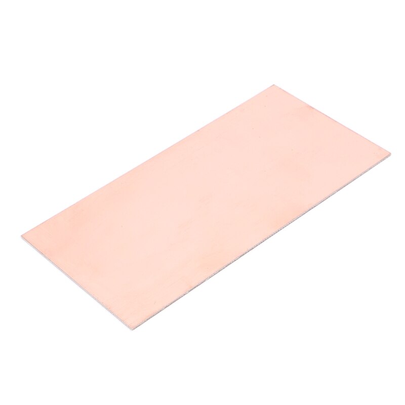 Placa revestida de cobre de doble cara, placa de circuito PCB laminada FR4, 100x200x1,5mm