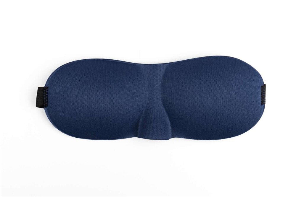 Oogmasker Slapen 3D Voor Slaap Oog Cover Shade Soft Travel Rest Eye Patch Band Blinddoeken Upgrade Voor Vrouwen Man: Navy Blue