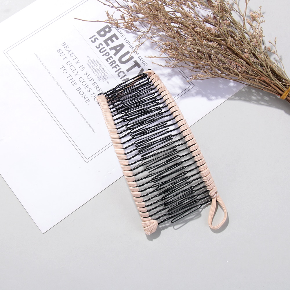 Pinza Banana para el pelo Vintage para el pelo para mujer, peine Vintage elástico, accesorios para el cabello, novedad, 1 unidad