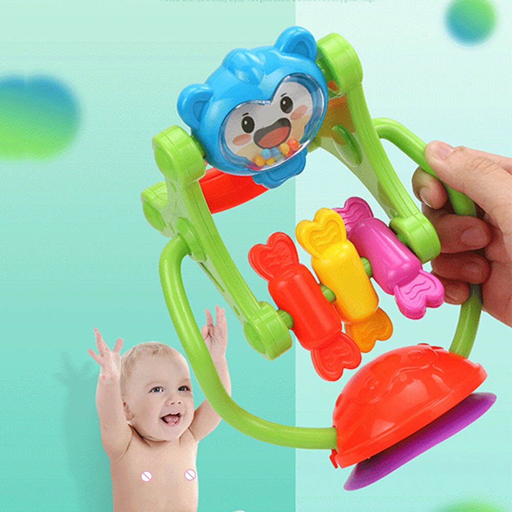 Baby Spielzeug bunte Modell Rotierenden Riesenrad Kinderwagen Pädagogisches Spielzeug Für Baby Esszimmer stuhl mit saugnapf fütterung artefakt