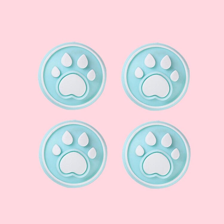 4pcs Cat Dog paw Joystick Thumb Paws Grip Cover Caps for Nintendo /switch /Joycon for Controller Gamepad Thumbstick Case: 8