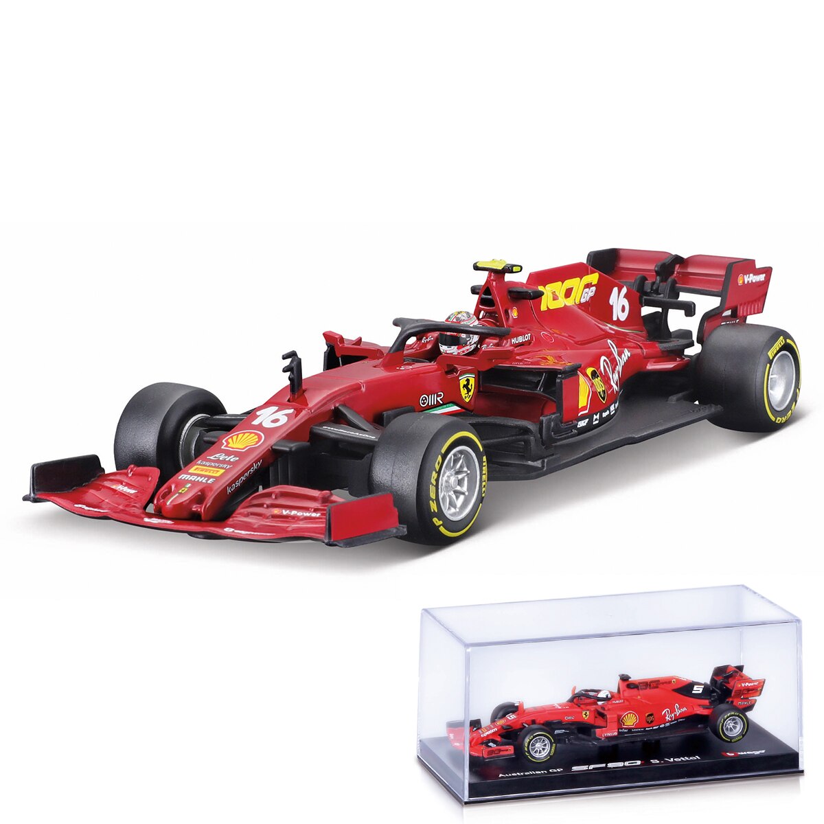 Bburago 1:43 RB15 RB16B #33 F1 Formula Car Static Die Cast Vehicles Collectible Model Racing Car Toys: 2020 SF1000 16