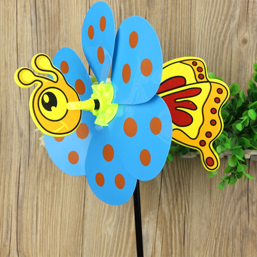 / Ladybug Windmill Whirligig Wind Spinner Home Yard Garden Decor