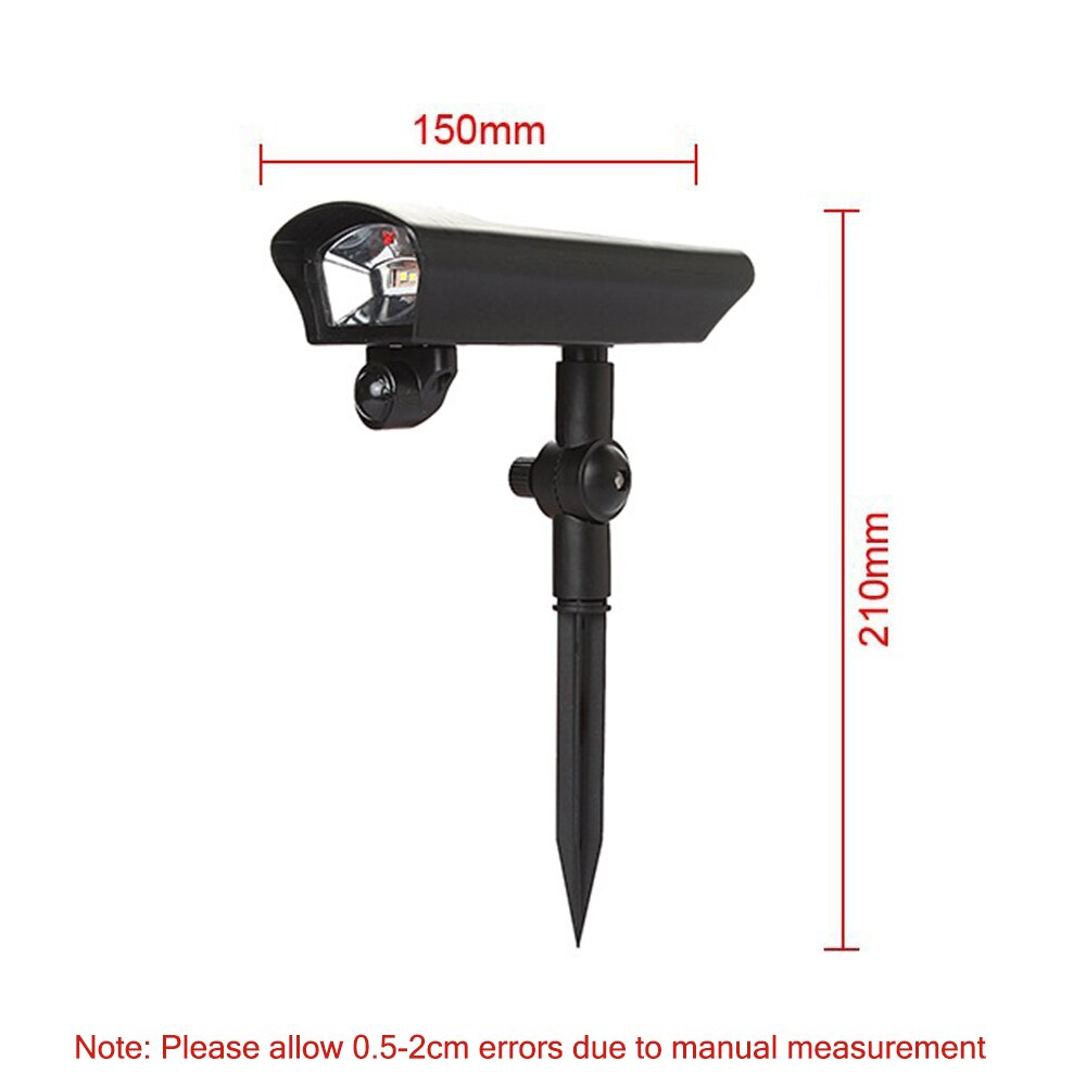 Solar Power Light 2-In-1 Grond Gazon Solar Sensor Lampen Outdoor Waterdichte Draadloze Led Lamp Tuin Decor energiebesparende Verlichting