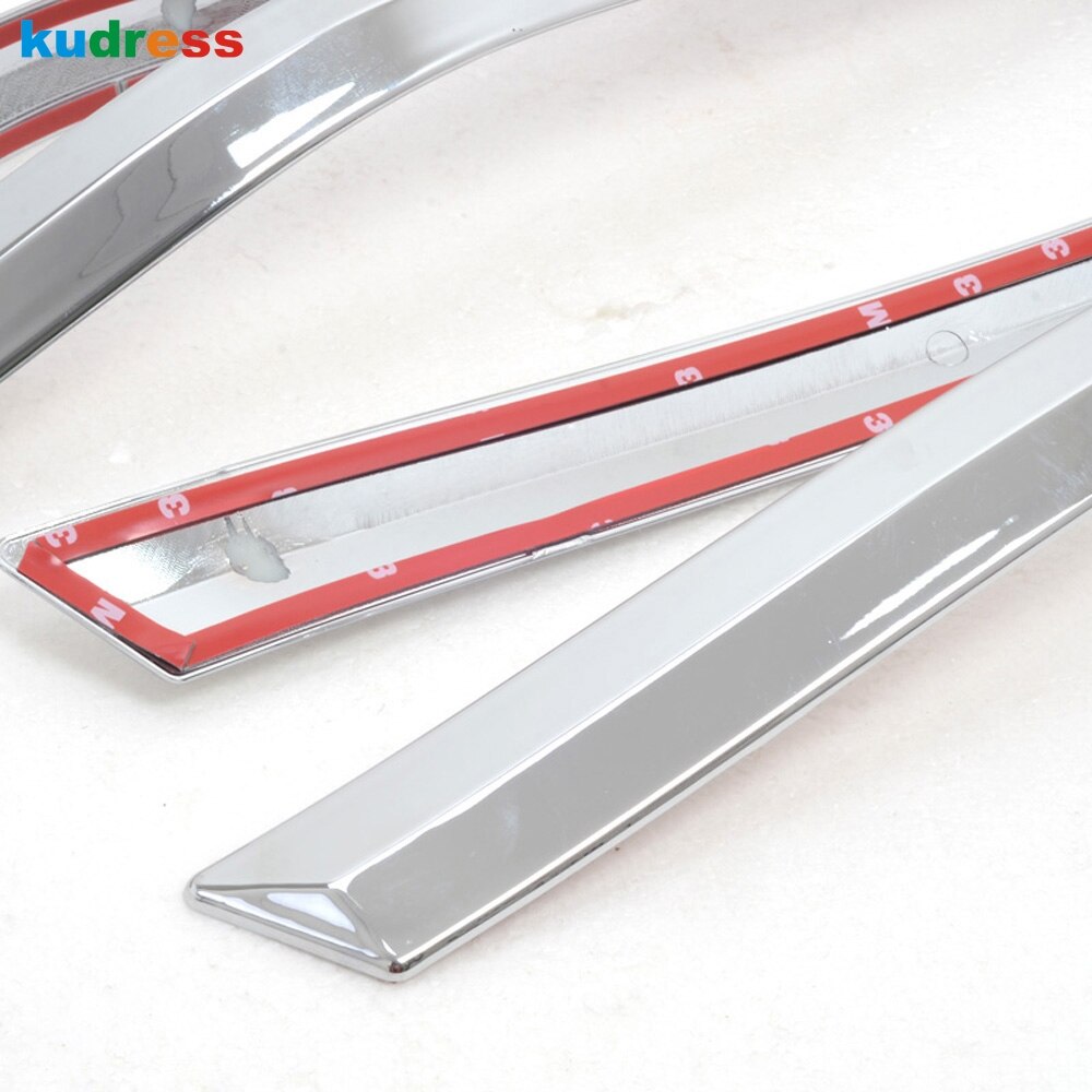 For Suzuki Sx4 S-Cross Crossover Chrome Front And Rear Bumper Body Eyelid Strips Cover Trim Auto Accessories