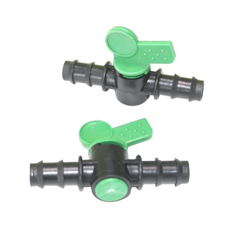 20pcs Straight Hose Water Control Switch Vegetable Garden And Agricultural Irrigation System Shutoff Valves Connecting Tool
