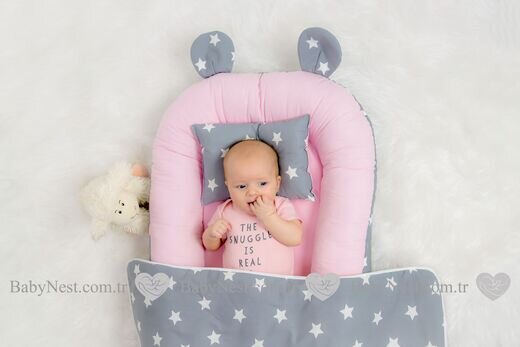 Babynest newborn baby nest bed portable crib travel bed baby nest baby lounge crib bumper pillow cushion