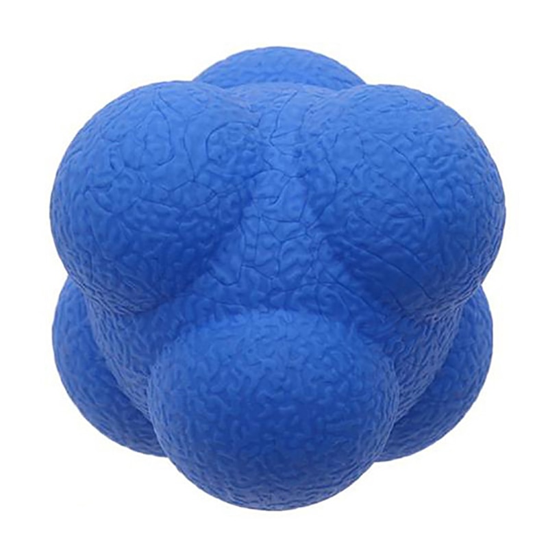 1 Pièces Hexagonale Boule De Réaction Silicone Agi Coordination Exercice Sport Fitness Formation Imprevisible Balle De Reaction