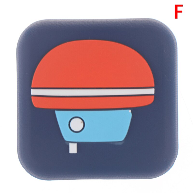 Cartoon Rubber Fender Handle Door Lock Protective Pad Protection Stickers Wall Thickening Mute Door Stopper Door Crash Pad: F