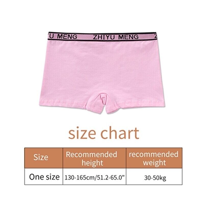 4 st/lot tjejer boxertrosor trosor underkläder kalsonger barn barn 9-16y leggings shorts i ren färg
