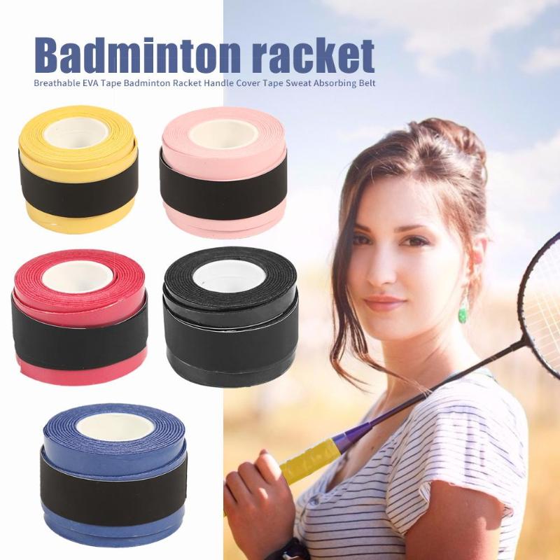Fiskestang badmintonketcher tape anti-skrid håndlim svedabsorberende bælte tape badmintonketcher cover tape isolerende ærme