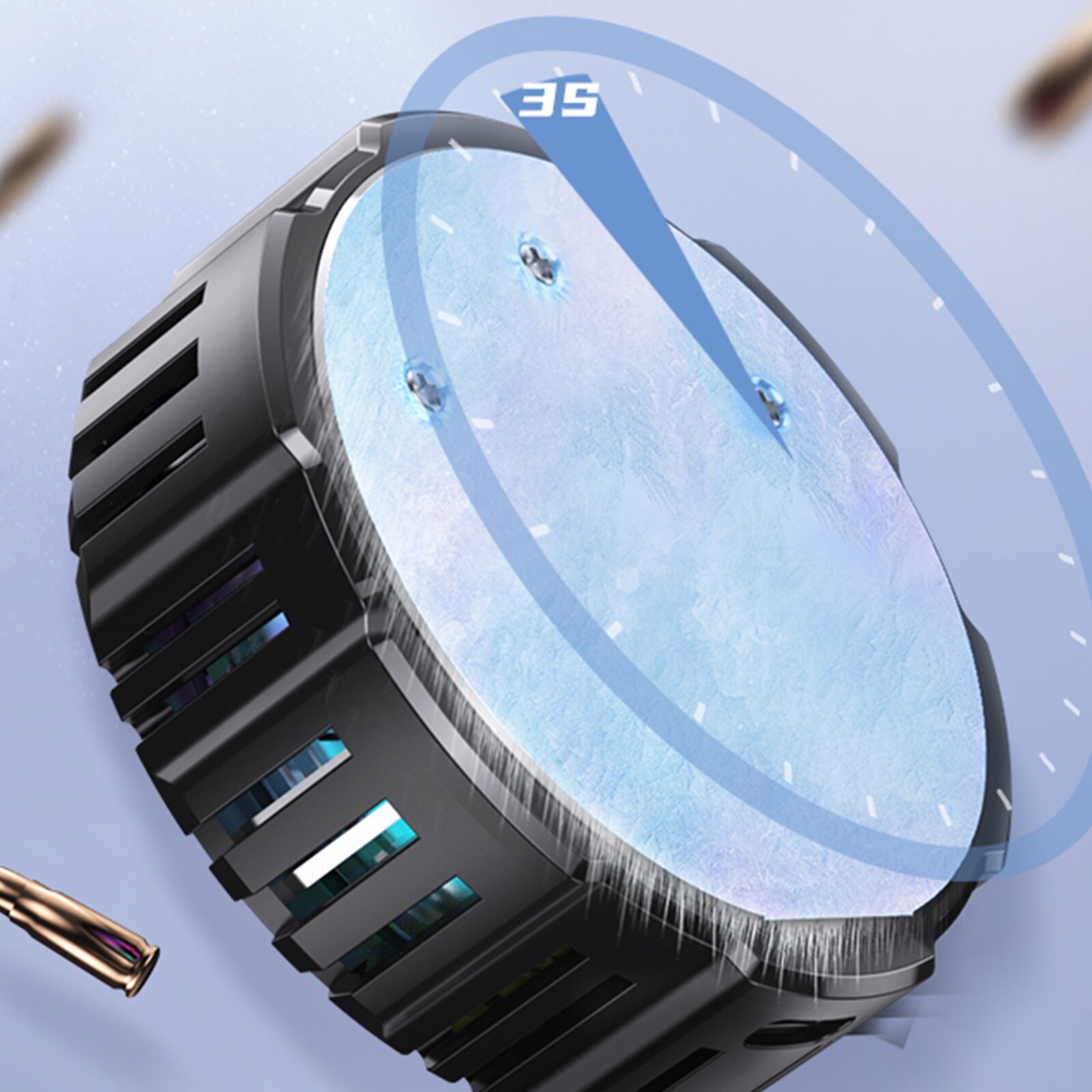 Eenvoudig Te Bedienen Universele Telefoon Radiator Compatibel Voor Gaming Snelle Koelventilator Mobiele Telefoon Cooler