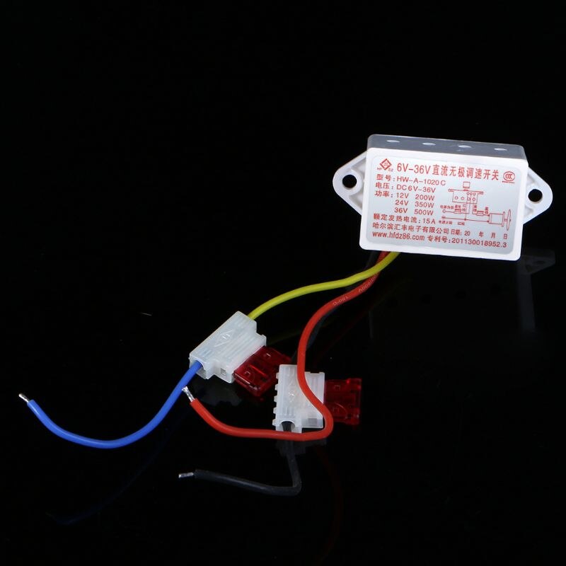 Dc 6-36V 12V24V36V 15A Motor Speed Control Regulator Pwm Motor Speed Controller