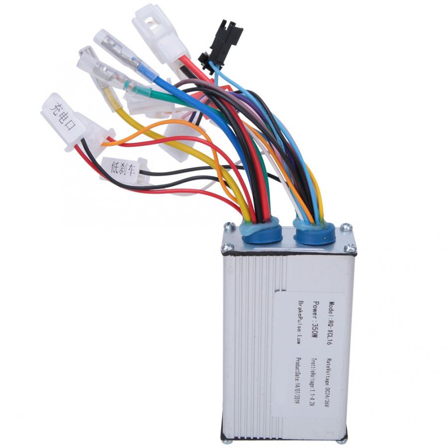 24V 36V 350W E-Bike Motor Borstelloze Controller Elektrische Fiets Lithium Batterij Dual Module Controller Borstelloze dc Motor