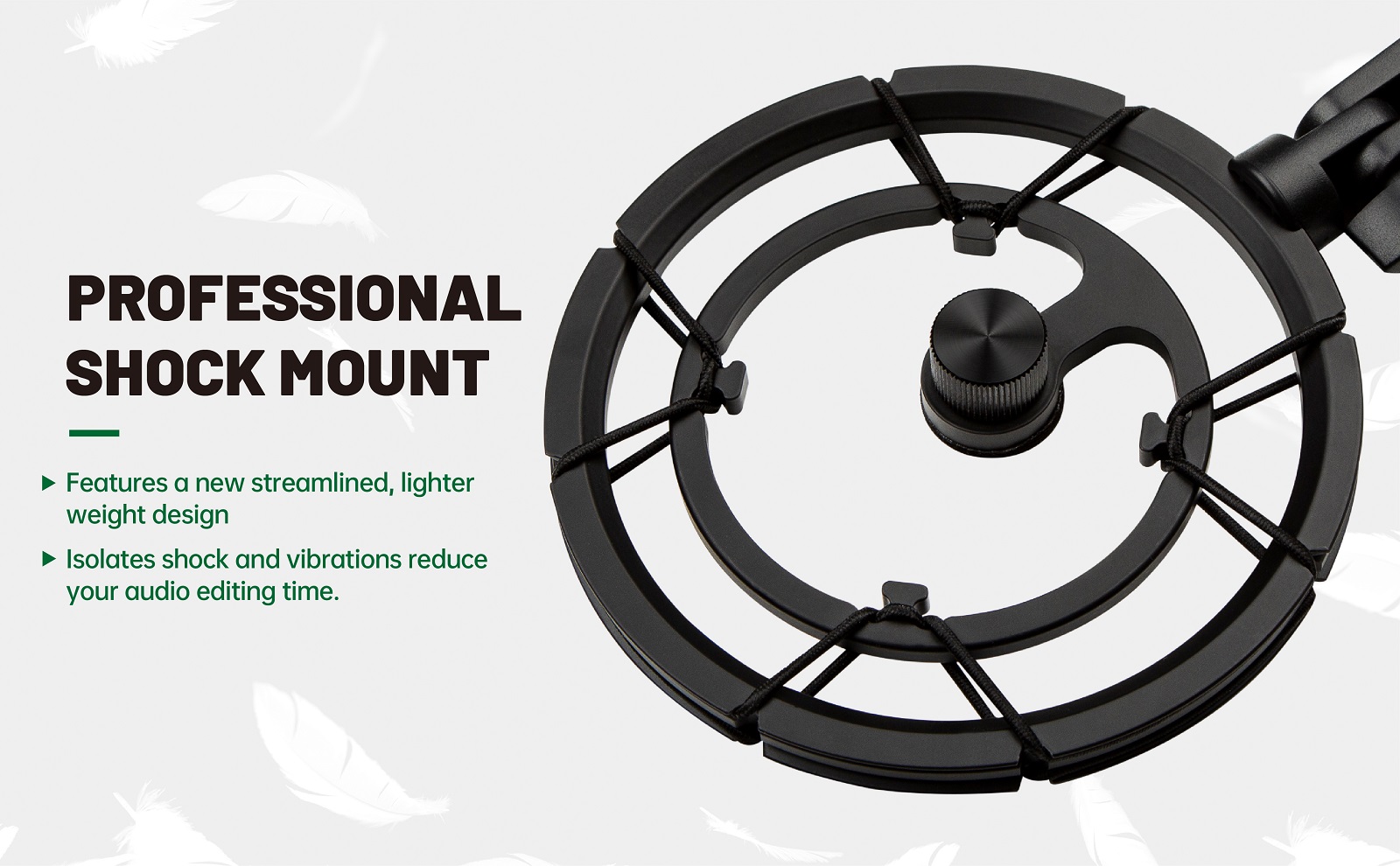 Mikrofon Shock Mount Leichte Metall Shock Mount Passenden Boom Arm Mic Stand für Podcast,Gaming, Aufnahme