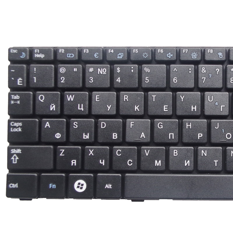 Gzeele venäläinen näppäimistö samsung  n150 plus  n143 n145 n148 n158 nb30 nb20 n102 n102s np -n145 kannettavalle tietokoneelle musta/valkoinen ru-asettelu