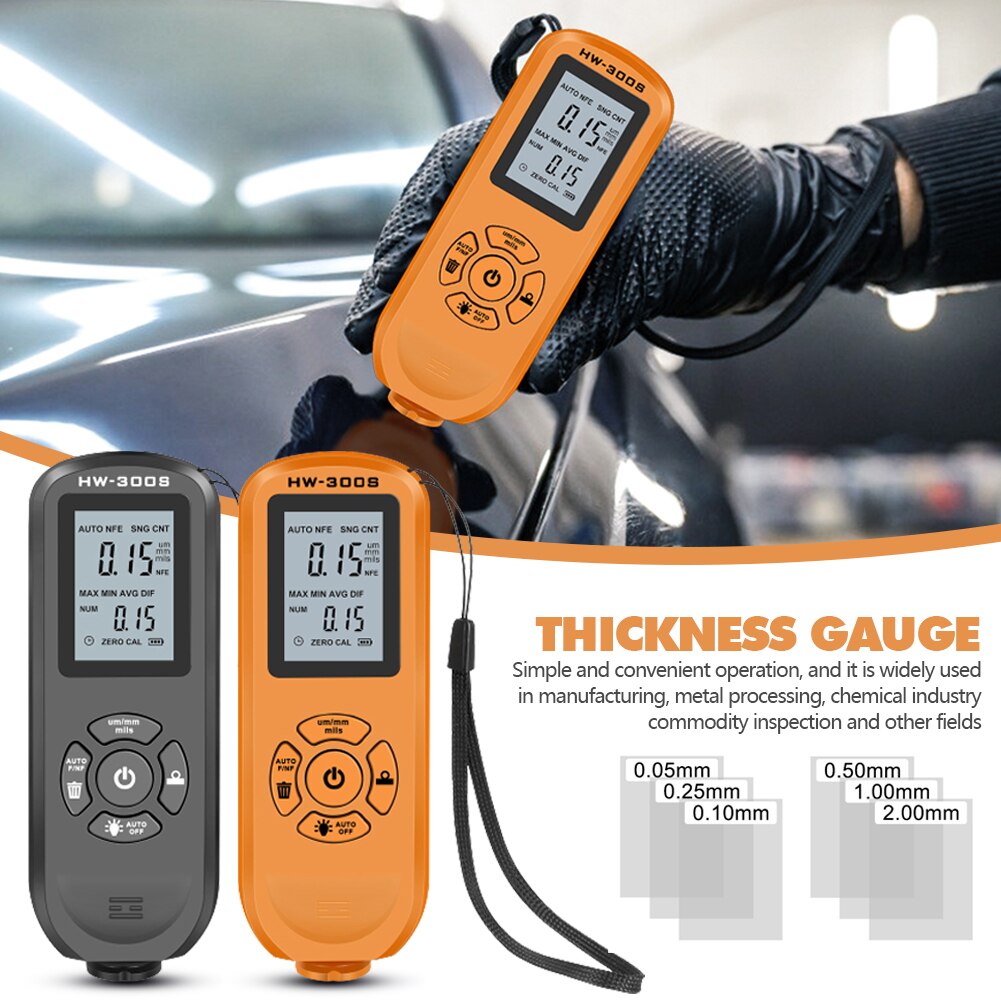 HW-300S Digital Car Coating Paint Thickness Gauge ... – Vicedeal