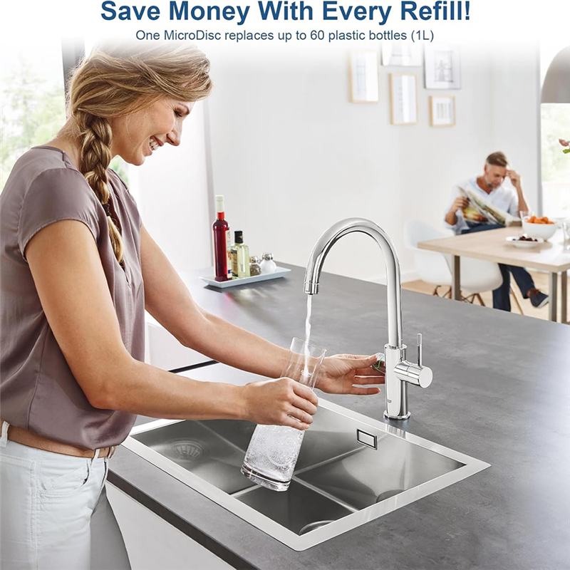 【Rushed】Pack Of 8 Micro-Type Disc Water Filters For Brita Fill & Go Water Filter Bottles Carafes,Water Filter Discs Reduces PFAS