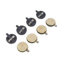 Plaquettes de frein à disque pour vélo et vtt, pour ZOOM série DB et DB, taille 18mm, 4 paires, résine noire