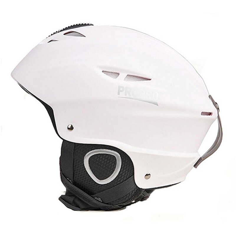Skiën Helm Herfst Winter Volwassen En Kinderen Snowboard Skateboard Skiën Apparatuur Sneeuw Sport Safty Ski Helmen: WHITE / S(51-54)