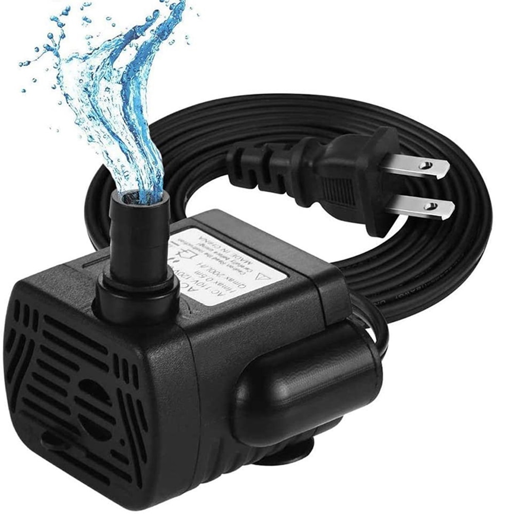 3W USB 4W Mini Submersible Water Pump Small Fountain Pump for Pond Aquariums Fish Tank Tabletop Fountain Pet Fountain EU US Plug