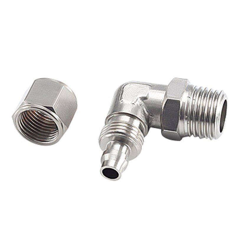 Pneumatic Rotary Fitting Elbow Push In Connector M5 1/8&quot; 1/4&quot; 3/8&quot; 1/2&quot; BSP Male Quick Twist 4/6/8/10/12mm OD Tube
