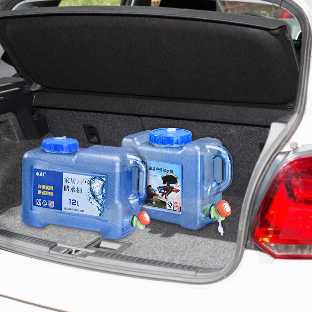 5L 12L Outdoor Auto Self-Driving Water Opslag Emmer Met Kraan Zuiver Water Kruik Huishoudelijke Drinkwater Organizer