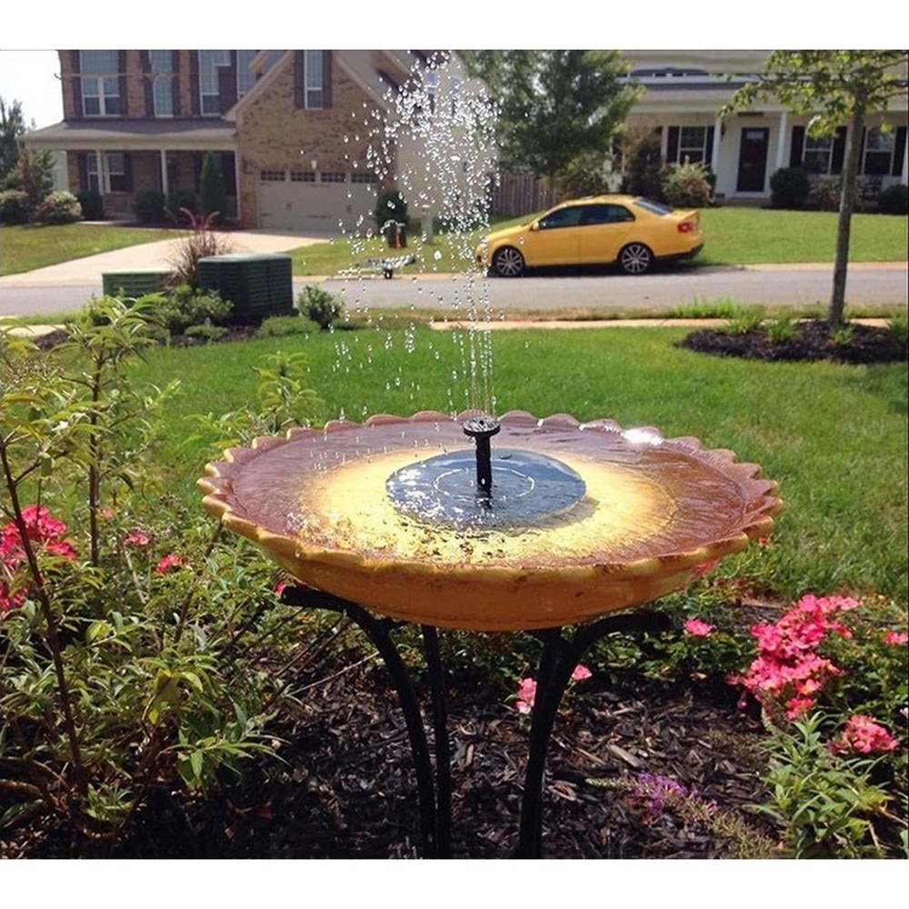 2.4 W słoneczny ogród pompa fontannowa 6 doprowadziło światło pływające słoneczne fontanny ogrodowe dekoracje ogrodowe oczko wodne światło fontanny 6