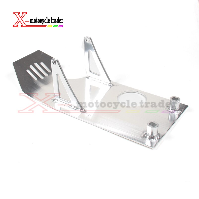 enging protect plate colour heavy duty alloy bash aluminumplate aluminum skidplat pit bike atomik ttr110 Apoiio 110 parts: Silver