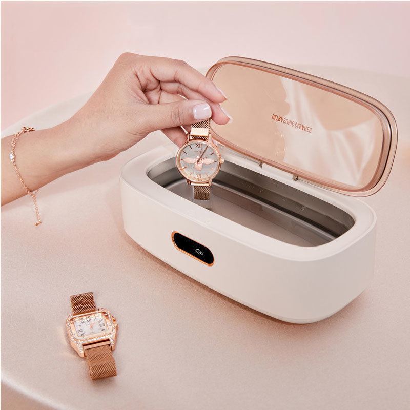 Ultrasone Reiniger Bad Voor Horloges, Sieraden, Contact Lens Prothese Tanden Make Brush Cleaner Ultrasound Steriliseren Machine