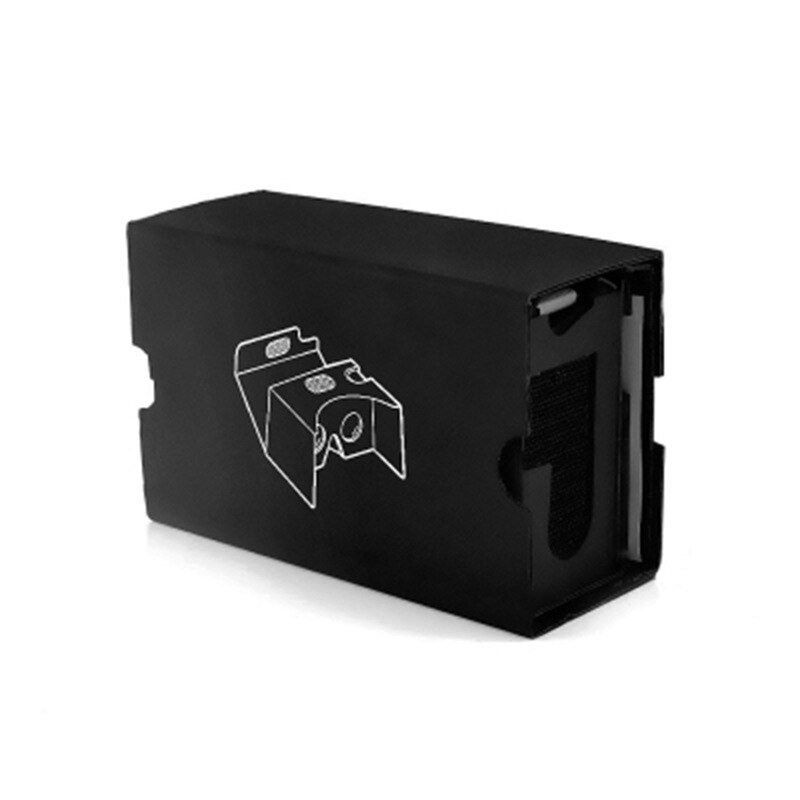 Google Cardboard2 S Virtual Reality 3D Bril Vr Eye Mobiele Telefoon Levert Google Alleen Kartonnen Doos: Black